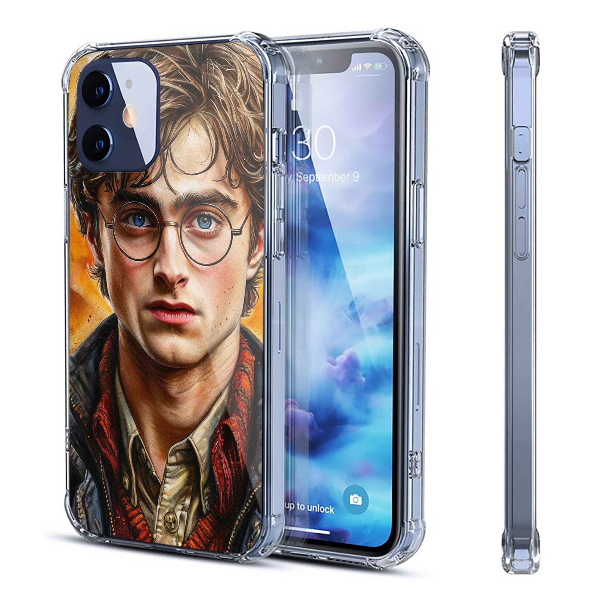 （画像用） Harry Potter ハリー・ポッターシリーズ 【iPhone 12シリーズ対応】透明スマホケース（クリアソフトケース）